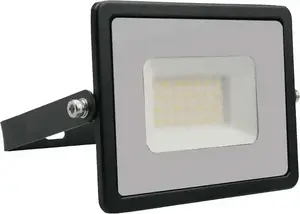 V-TAC 30W LED Floodlight 2510lm 4000K IP65 Black