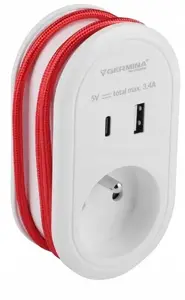Giewont GW-0183 Travel Adapter with Charging Cable
