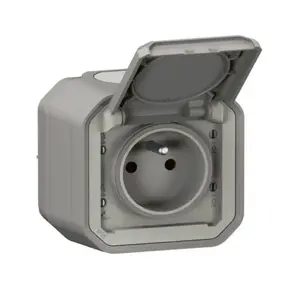 Розетка Legrand 069731L Plexo для накладного монтажа 2P+E 16A 250V серая