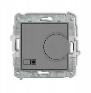 Karlik ICON Electronic Temperature Controller Mechanism with Floor Sensor, Matte Gray