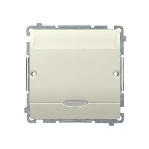 Kontakt-Simon BMWH1.02/12 Hotel Switch with Red Illumination 10A 250V