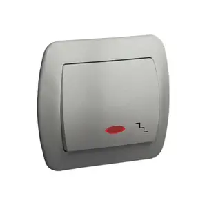 Kontakt-Simon AW6L/26 Staircase Switch, 10AX, Aluminium