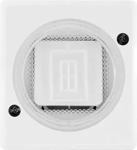 KOS Trol Line Single Switch, IP44 Hermetic, White