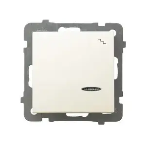 Ospel ŁP-3GS/m/27 Staircase Switch with Illumination, 10A 250V, Ecru