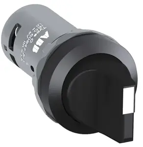 ABB C2SS1-10B-10 Compact Rotary Switch, 2-Position, Black