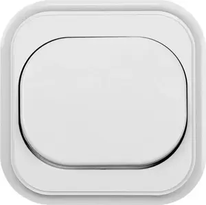 Timex ECO Push Button Switch for Doorbell White WP-7C