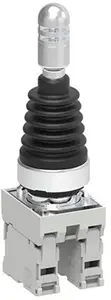 Двухпозиционный металлический джойстик LOVATO Electric LPSJ201 22 мм без самовозврата, с адаптером и 2 контактами НО
