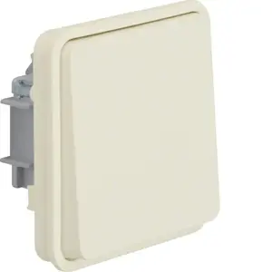 Hager Berker 6130763512 Universal Switch Module, Thermoplastic, White, 250V 10A