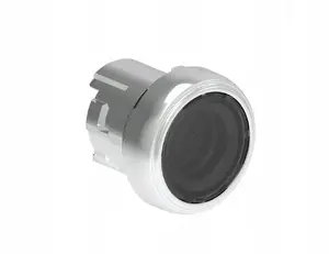 Lovato Electric LPSBL107 Illuminated Metal Pushbutton, 22mm, Flush, Momentary, Transparent