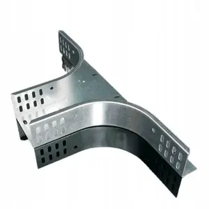 Kopos OH 60x200 Add-on Tee for Cable Trays, Sendzimir Galvanized