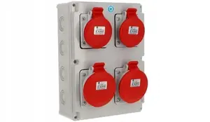 Spamel SB-003005-S0040-54 Distribution Board, 2x32A and 2x16A Sockets, IP54