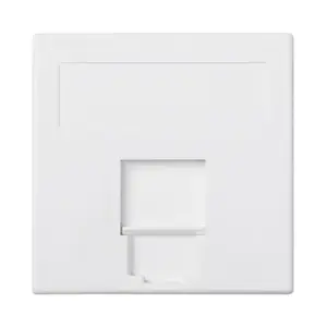 Kontakt-Simon 50000085-030 RJ Socket Outlet Plate, White