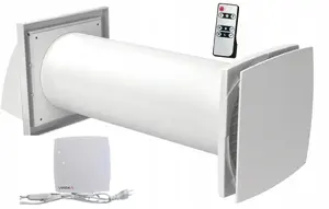 Ventika SoloPlus V.2 Single-Room Ventilation Unit with Ceramic Heat Exchanger and Humidity Sensor
