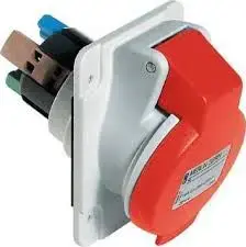 Розетка панельная Schneider Electric PKY32F435, 5 полюсов, 32А, 400В, IP44