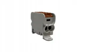 MOREK HLAK25 1-Pole Distribution Block, Brown, 2xAl/Cu 25mm²/16mm², 1000VAC/1500VDC