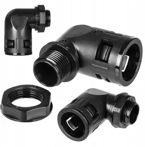 Agam ANA-QUICK 90 Degree Conduit Fitting M20x1.5 for NW17 Corrugated Tubing