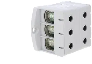Ergom ZJUN-3x150 3-Pole DIN Rail Terminal Block, Grey