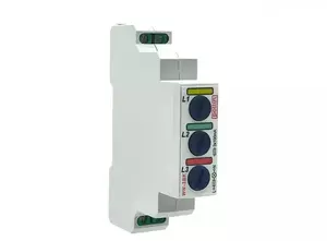 Pollin WN-3BK 3-fāžu modulārais indikators dzeltens/sarkans/zaļš ar 5x20mm drošinātāju 100mA 10-250V AC