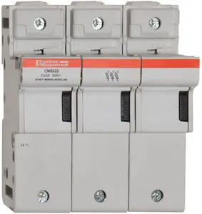 Mersen CMS223 Modular Fuse Holder 3P for 22x58mm Fuses DIN Rail Mount IP20