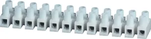 Simet LPA12-4 Thermoplastic Screw Terminal Strip, 4mm2, 12-Pole, Transparent