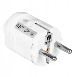 Düwi 12020 Portable Plug 2P+E 16A 250V IP20 White