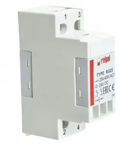 Relpol RG25-3022-28-3024 Industrial Relay 2NO 24V AC 50Hz AgSnO2