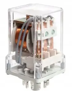 Relpol R15-2014-23-1110 Industrial Relay, 4P, 10A, 110V DC, AgNi Contacts