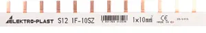 Шина соединительная ELEKTROPLAST IZS10/1F/12 PIN 1-фазная 10мм2 63А 12 контактов