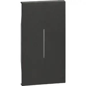 Крышка выключателя Legrand KG01M2 Living Now, 2 модуля, черный