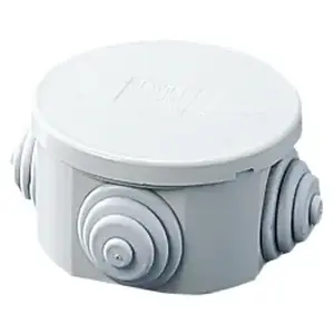 Gewiss GW44003 Surface-Mounted Junction Box, IP44, Grey