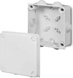 Распределительная коробка ELEKTROPLAST PK-4 с 5-полюсной клеммной колодкой для медных проводов до 16мм2 IP55 белая