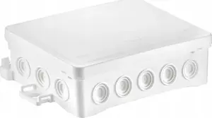 Распределительная коробка накладного монтажа Simet FASTBOX&HOOK NS9, 90x40x135 мм, IP54, белая