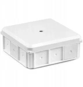 Simet NSW90x90 Surface-Mounted Junction Box, 90x37x90mm, IP55, White