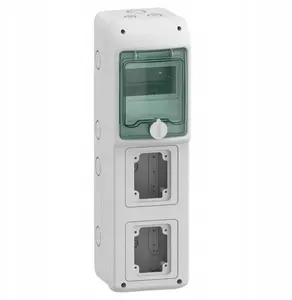 Schneider Electric Mureva Surface-Mounted Distribution Box 1x5 IP65 with 2 Openings