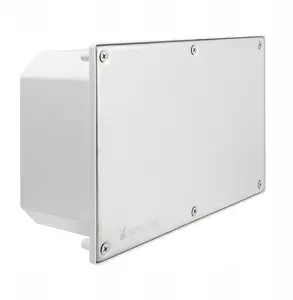 ELEKTROPLAST Ppt-EH250 Flush-Mounted Hermetic Junction Box, IP65, IK10, Stainless Steel Cover