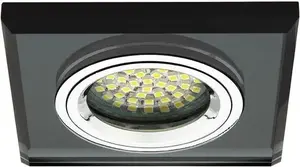 Kanlux Morta Decorative Ceiling Luminaire, Black Glass