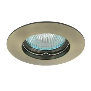 Kanlux LUTO CTX-DS02B-AB Recessed Spotlight, Patinated Brass