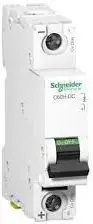 Schneider Electric C60H Miniature Circuit Breaker, 1-Pole, 0.5A, C-Curve