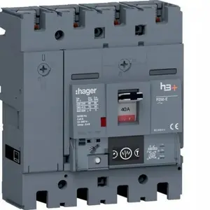 Автоматический выключатель Hager HET041NR h3+ P250 Energy 3P 40A Photo 1