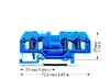 Wago 281-684 3-vadu spailu bloks Photo 2