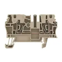 Weidmüller ZDU 2.5 Electrical Terminal Block, 2.5 mm² Cable Section, Beige