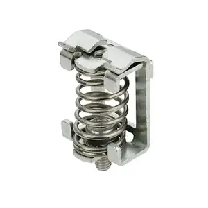 Weidmüller KLBUE 3-8 SC Shield Connection Terminal, Steel, Silver, 10 Pieces