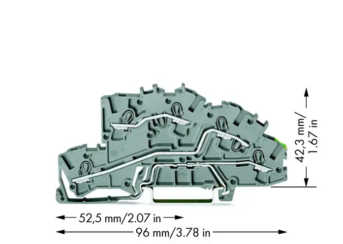 Wago 2003-7645 3-līmeņu spaiļu bloks Photo 2