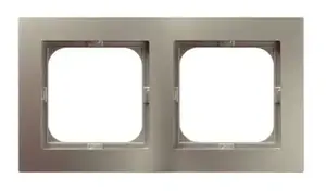 Ospel R-2G/45 Double Frame for Electrical Accessories