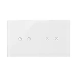Kontakt-Simon DSTR222/70 Touch Panel Frame, 2 Modules, White