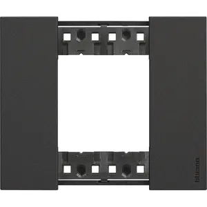 Декоративная рамка Legrand KA4802KG на 2 модуля, черный цвет