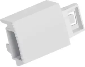 Hager LFF71H1109016 1-gang Frame 45x45mm for LFF Cable Trunking, White