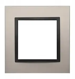 Kontakt-Simon 54 Nature Single Frame, Satin Night Metal