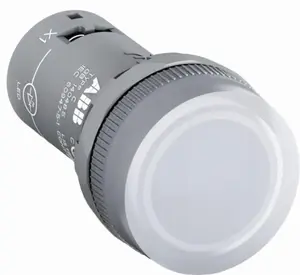 ABB CL2-542C Compact LED Pilot Light, 22mm, Transparent, 380-415V AC