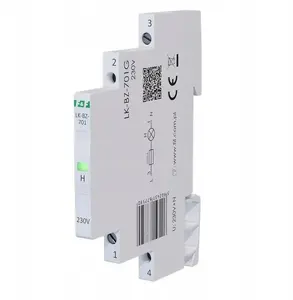 FF LK-BZ-701G 1-Phase Modular LED Indicator Light with Protection, Green, 230V